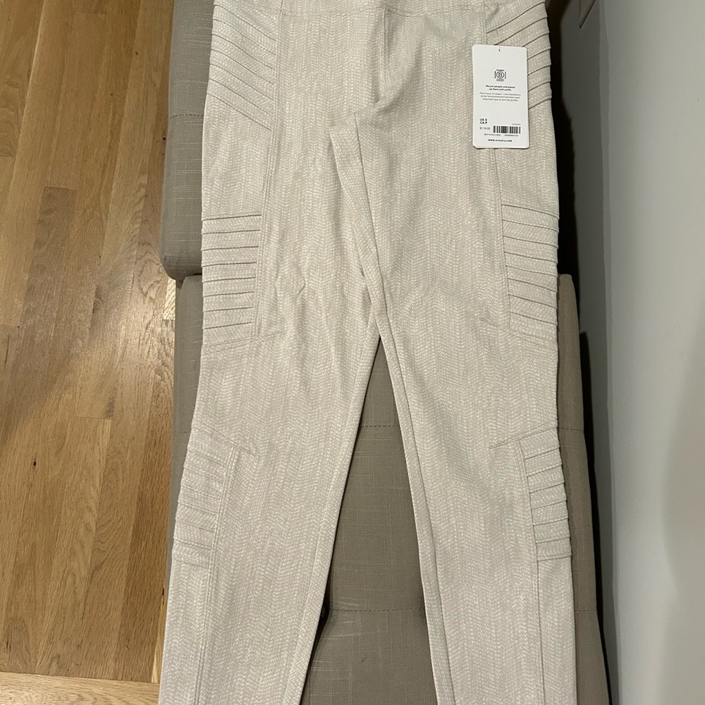 Athleta Beige Patterned Pants